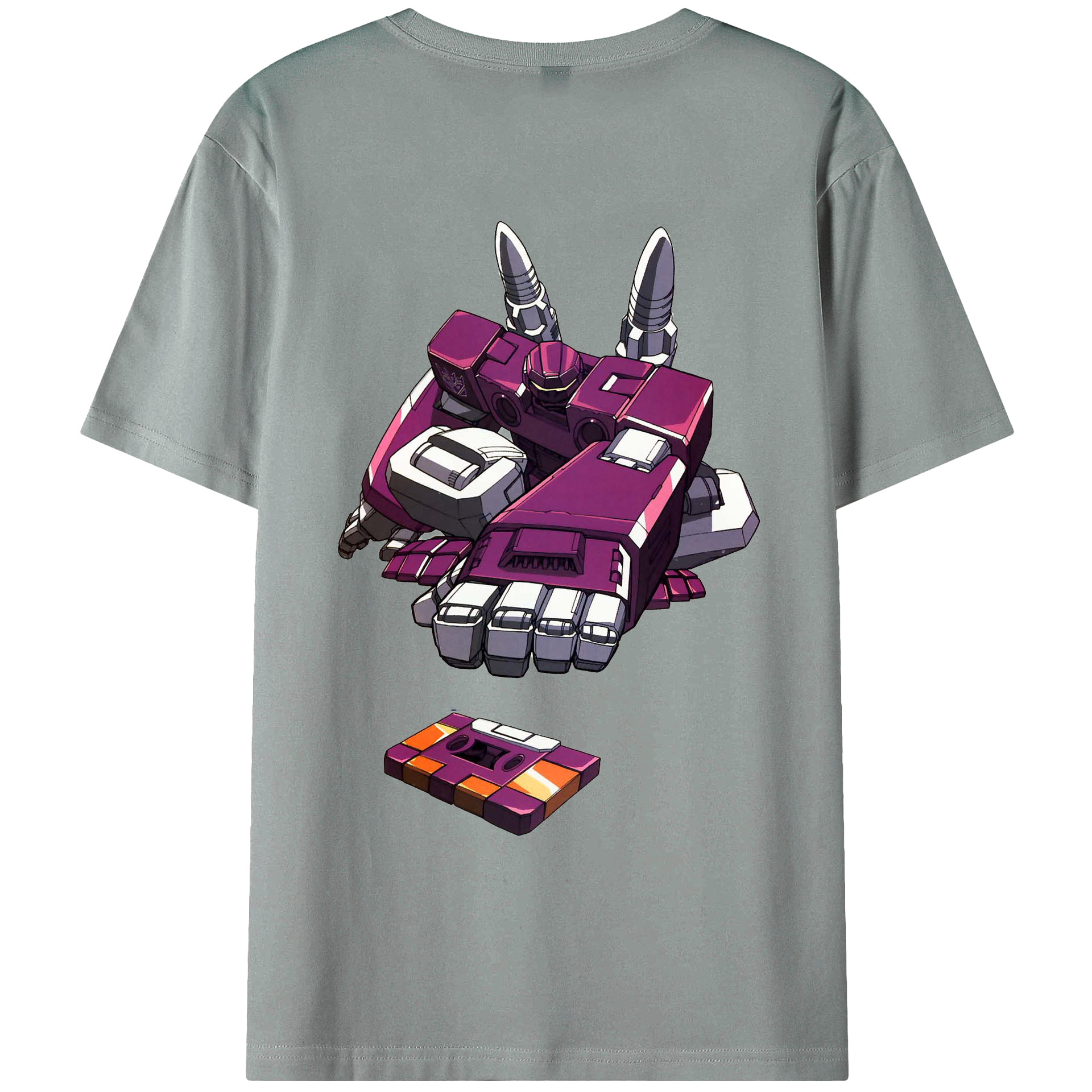 （画像用）  綿100％ メンズ半袖Tシャツ（バックプリント） 通気性